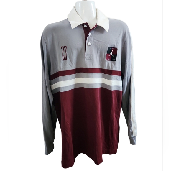 Jordan Jumpman 20th Anniversary 1985-2005 VTG Men's Polo Sweatshirt Size XXL - Picture 1 of 15